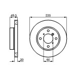BOSCH Bremsscheibe
