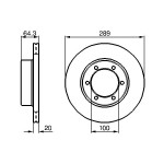 BOSCH Bremsscheibe