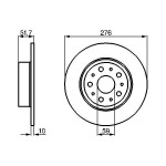 BOSCH Bremsscheibe