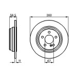 BOSCH Bremsscheibe