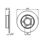 BOSCH Bremsscheibe