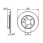 BOSCH Bremsscheibe