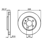 BOSCH Bremsscheibe