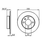 BOSCH Bremsscheibe
