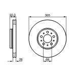 BOSCH Bremsscheibe