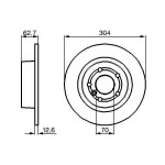 BOSCH Bremsscheibe