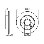 BOSCH Bremsscheibe