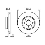 BOSCH Bremsscheibe