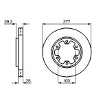 BOSCH Bremsscheibe