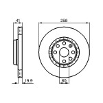 BOSCH Bremsscheibe