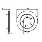 BOSCH Bremsscheibe