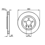 BOSCH Bremsscheibe
