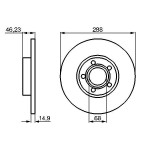 BOSCH Bremsscheibe