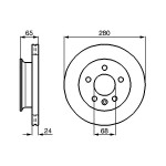 BOSCH Bremsscheibe