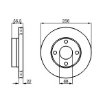 BOSCH Bremsscheibe