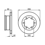 BOSCH Bremsscheibe