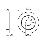 BOSCH Bremsscheibe