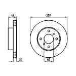 BOSCH Bremsscheibe