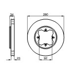 BOSCH Bremsscheibe
