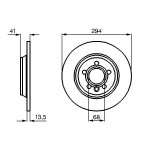 BOSCH Bremsscheibe