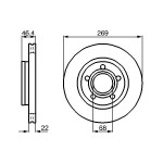 BOSCH Bremsscheibe