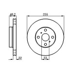 BOSCH Bremsscheibe