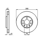 BOSCH Bremsscheibe