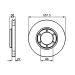 BOSCH Bremsscheibe