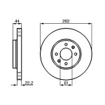 BOSCH Bremsscheibe