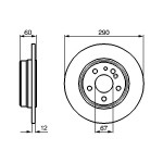 BOSCH Bremsscheibe