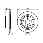 BOSCH Bremsscheibe