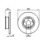 BOSCH Bremsscheibe