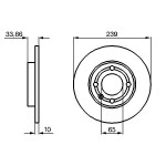 BOSCH Bremsscheibe