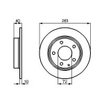BOSCH Bremsscheibe