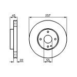 BOSCH Bremsscheibe
