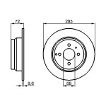 BOSCH Bremsscheibe