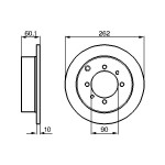 BOSCH Bremsscheibe