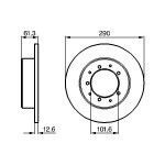 BOSCH Bremsscheibe