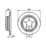 BOSCH Bremsscheibe