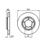 BOSCH Bremsscheibe
