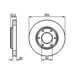BOSCH Bremsscheibe