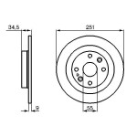 BOSCH Bremsscheibe