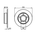 BOSCH Bremsscheibe