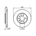 BOSCH Bremsscheibe