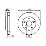 BOSCH Bremsscheibe