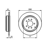 BOSCH Bremsscheibe