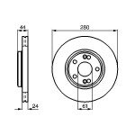 BOSCH Bremsscheibe