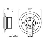 BOSCH Bremsscheibe