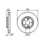 BOSCH Bremsscheibe