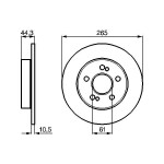 BOSCH Bremsscheibe